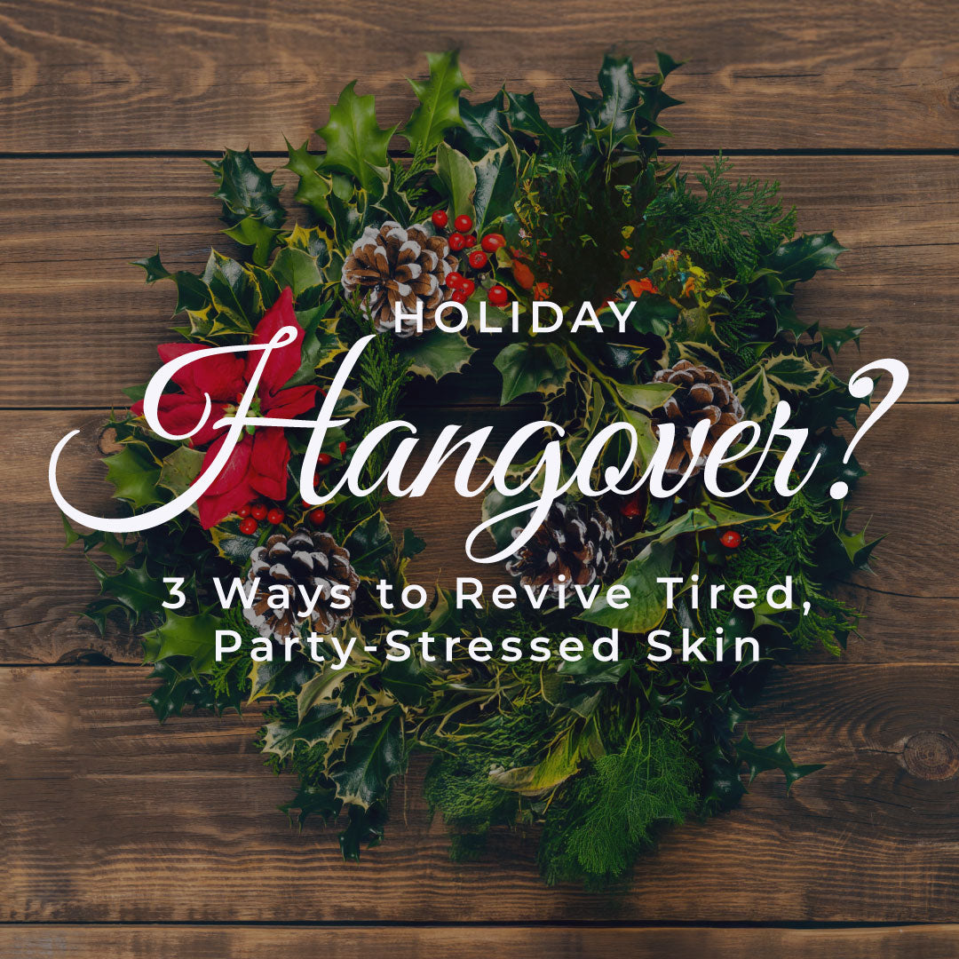 holiday wreath on a wooden background