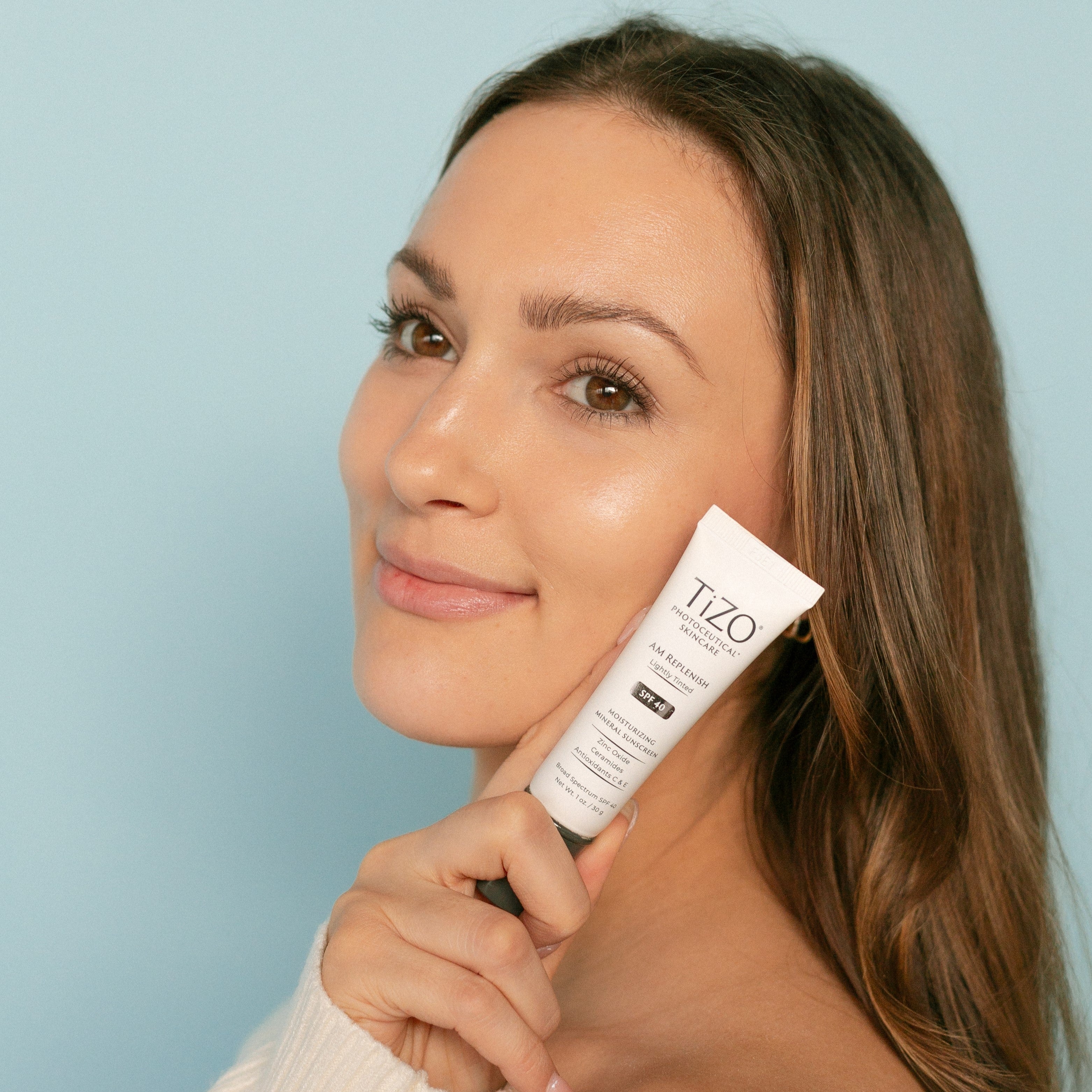 AM Replenish Lightly Tinted 1oz – TIZO