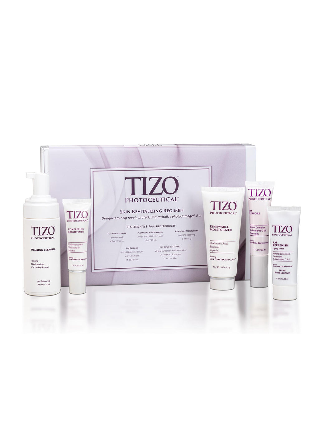 TiZO Photoceutical skin revitalizing kit